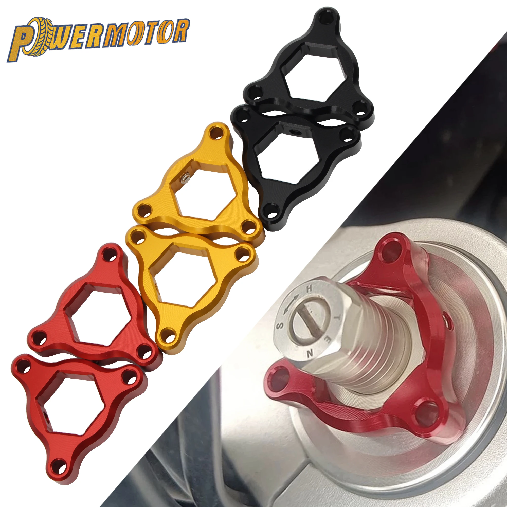 Amortiguador CNC universal de aluminio para pit bike