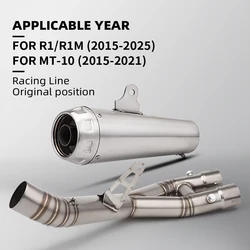Silencioso Slip-On para Yamaha YZF-R1, R1M y MT-10
