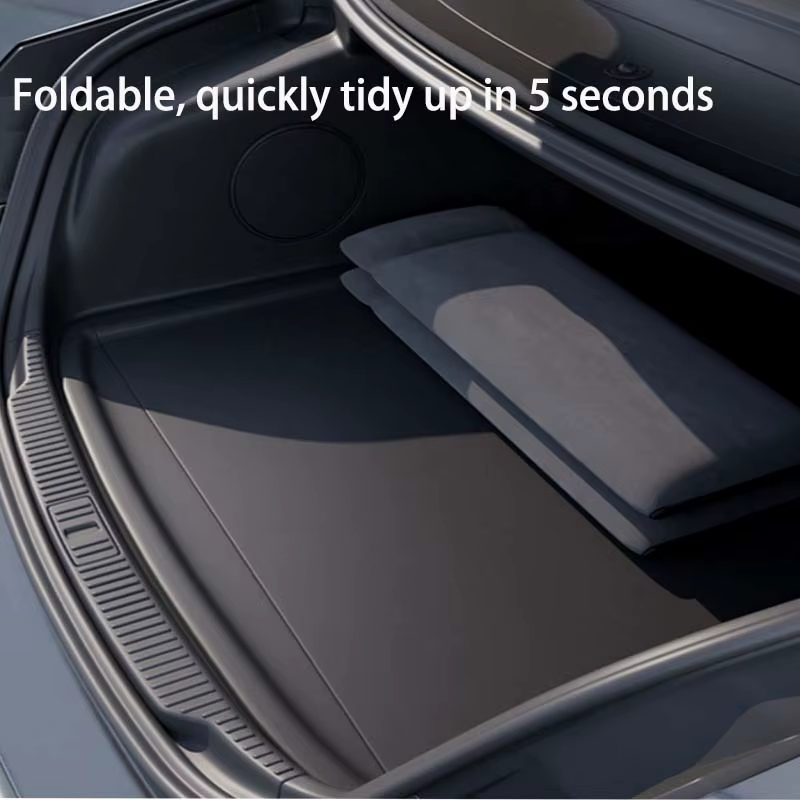 Colchón plegable para coche SUV – cama trasera de viaje con almohada - imagen 4