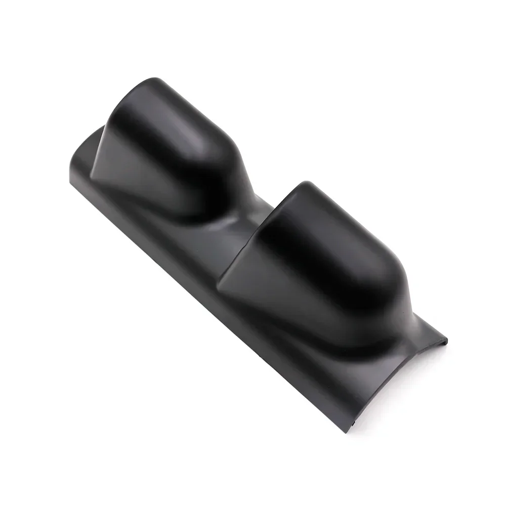 Soporte doble para relojes de 52 mm en pilar A negro