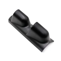 Soporte doble para relojes de 52 mm en pilar A negro