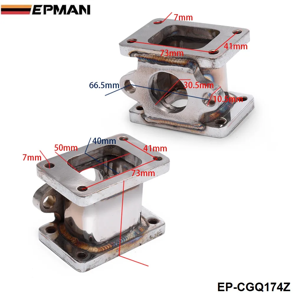 Brida Válvula Descarga EPMAN T25/T2 38mm Adaptador Escape EP-CGQ174Z - imagen 2