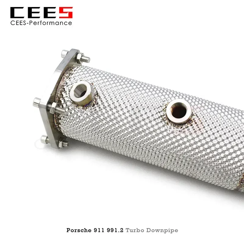CEES tubo bajada Porsche 911 Turbo S 991/991.2 3.8L inox - imagen 5