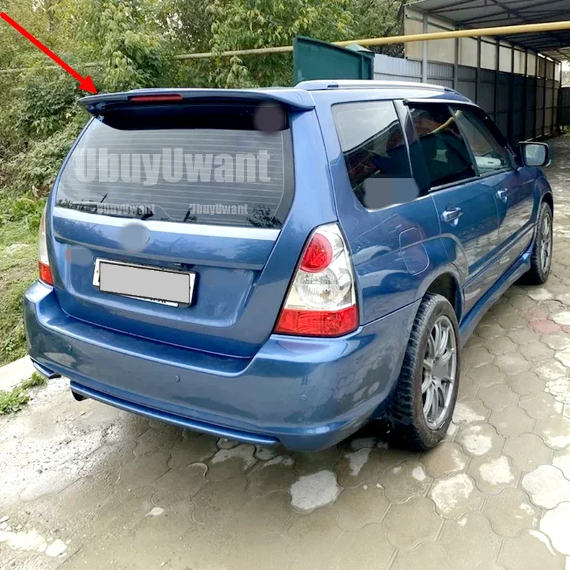 Alerón ABS sin pintar negro tipo OEM para Subaru Forester 2004-2008 - imagen 5