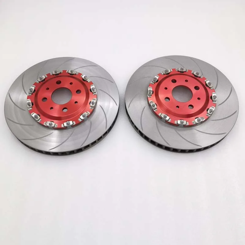 Jekit Disco de freno 362x32 mm con centro flotante rojo - Golf - imagen 3