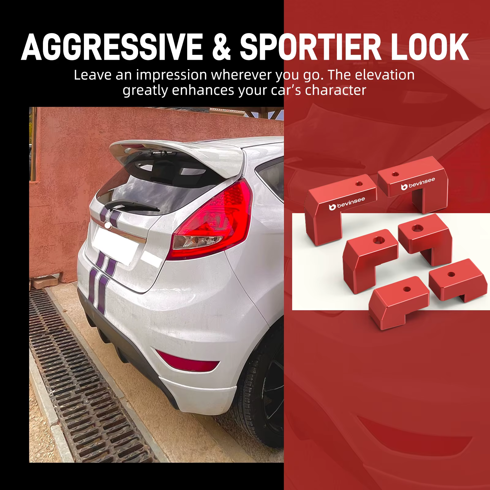 Kit elevador de alerón Ford Fiesta ST Mk6 2014-2019 - imagen 3