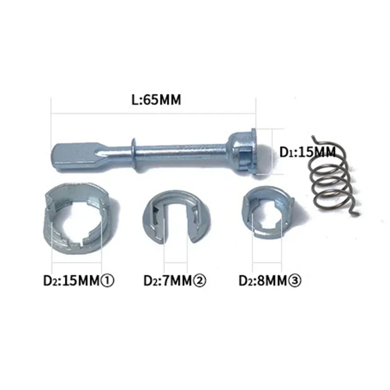 Para VW CADDY POLO SEAT IBIZA CORDOBA INCA Kit de reparación de bloqueo cilindro de cerradura de puerta derecha e izquierda 6K 4837223 A - imagen 3