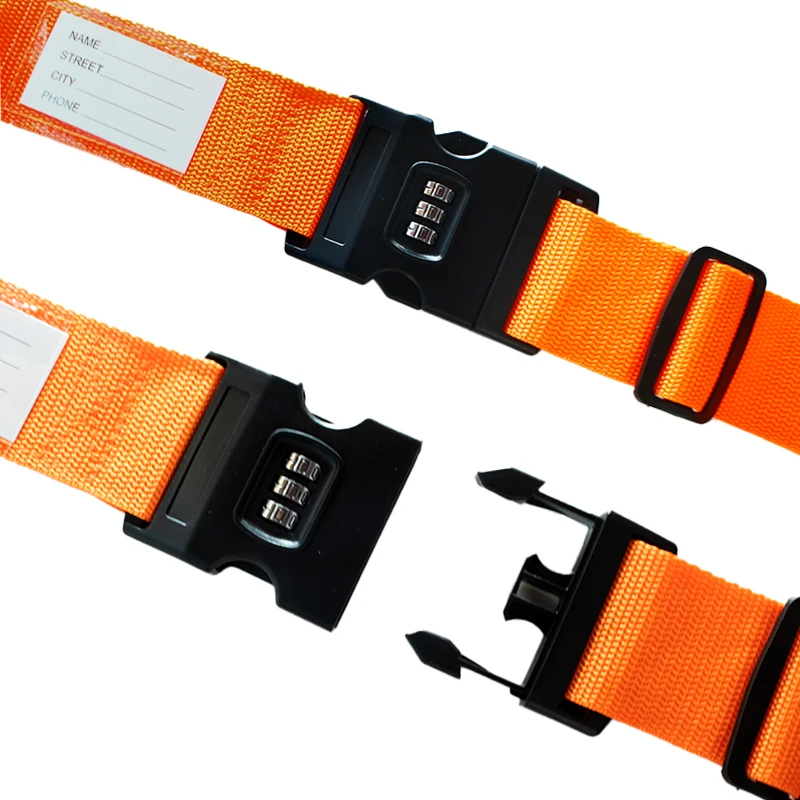 Correas equipaje antirrobo con hebilla contraseña para maletero –Pack 10 Uds - imagen 5