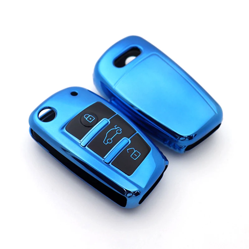 Funda TPU para llave Audi con tapa - A3/A4/A6/TT/Q3/Q7 para coche - imagen 3