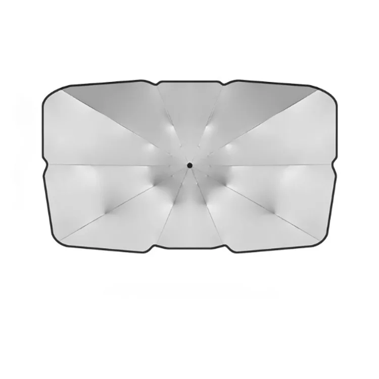 Parasol coche anti-UV titanio plata con protección solar - imagen 5