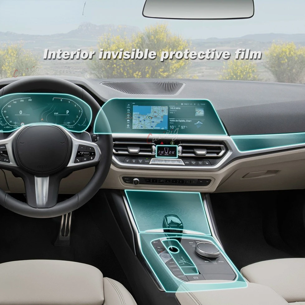 Protector de pantalla TPU para consola central BMW Serie 3 G20