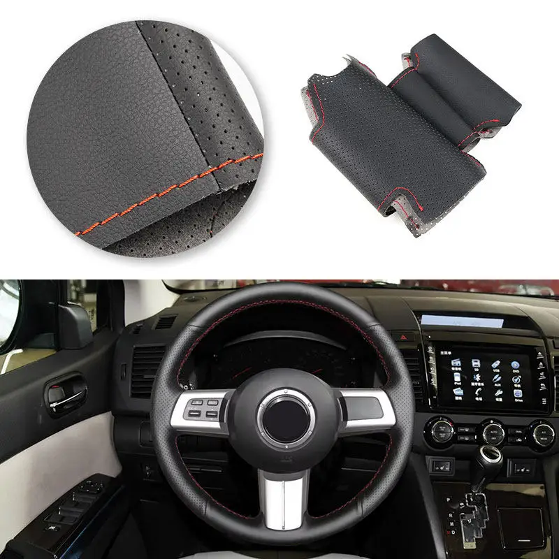 Funda de volante en microfibra cuero Mazda MX-5 Miata RX-8 CX-7