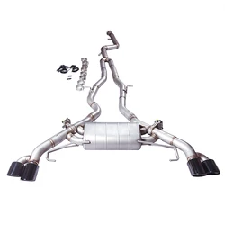 Silenciador de escape GFC catback para BMW X3 X4 M40i G01 G02, 2019 ~ 2024, sistema de escape de válvula eléctrica para coche hecho de acero inoxidable 304