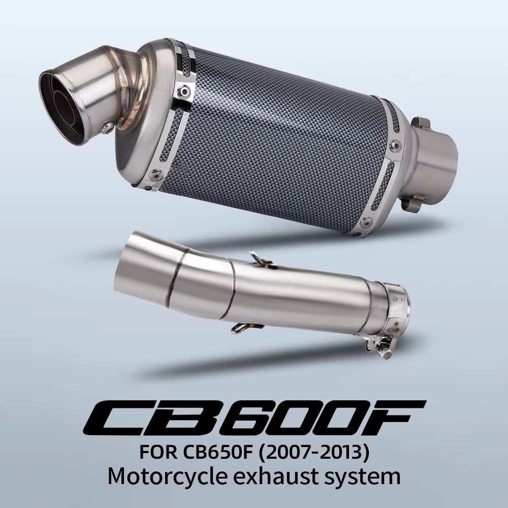 Tubo intermedio de escape para Honda Hornet 600/CBR600F 2007-2013