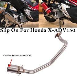 Silenciador sistema de escape Honda X-ADV150 con tubo de conexión