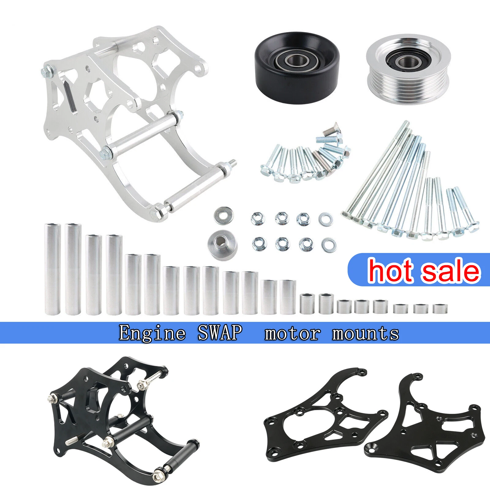 Soporte compresor CA Sanden 508 para motores GM LS