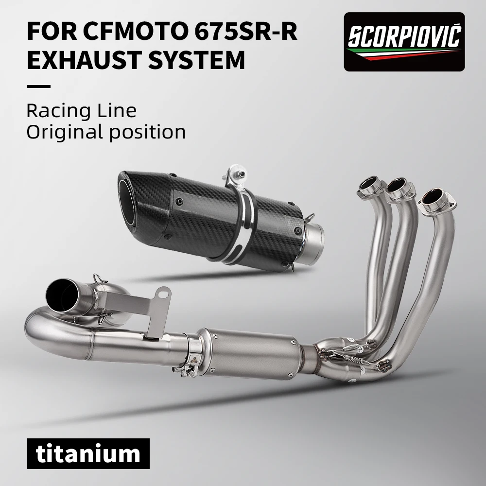 Escape completo Triumph Daytona 675 SR/R/NK 51mm enlace frontal silenciador - imagen 2