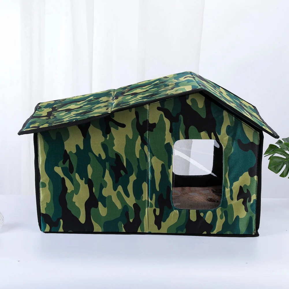Casa plegable para gatos exterior: refugio cálido e impermeable - imagen 3