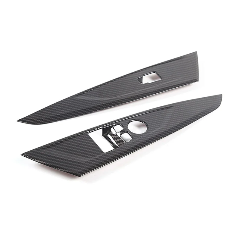Para BMW Serie 4 G22 G23 2020-2023 ventana de coche botón de elevación de vidrio cubierta de marco de interruptor pegatinas embellecedoras Accesorios - imagen 5