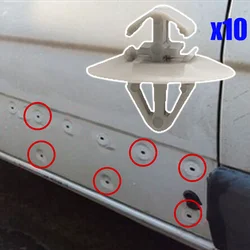 Clips de moldura de puerta para Renault Duster y Megane II