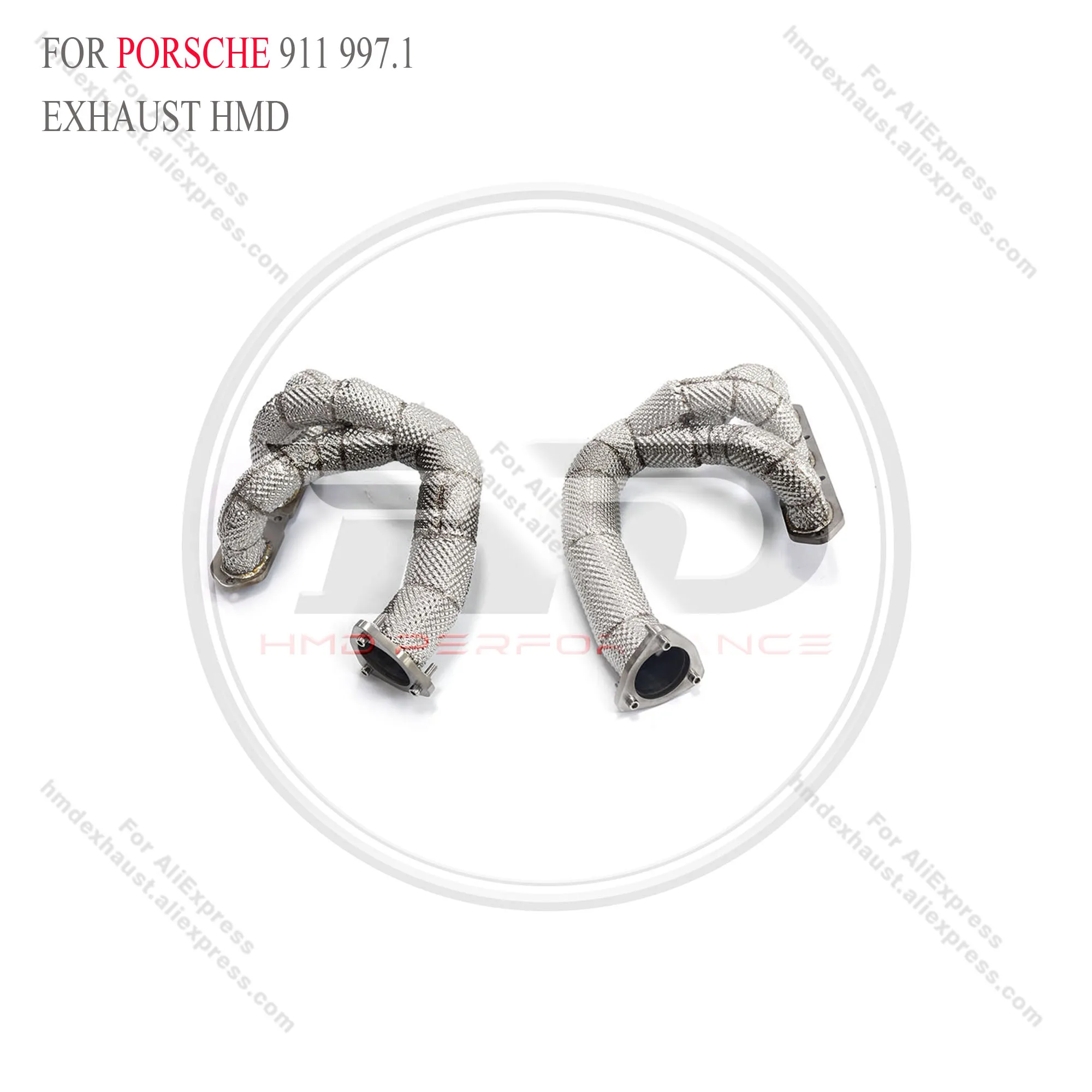 Colector de escape HMD de alto flujo para Porsche 911 997.1 - imagen 5