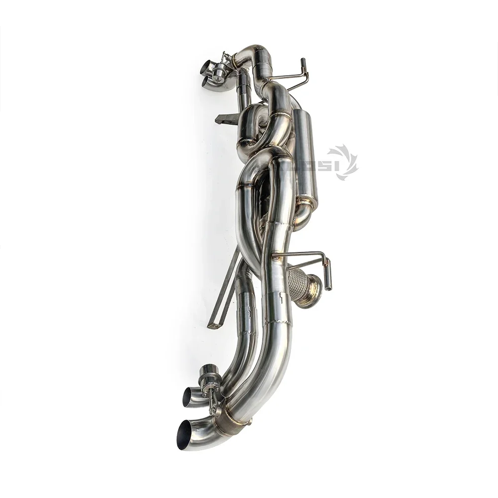 Componentes de escape de acero inoxidable para Audi R8