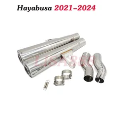 Silenciador slip on Suzuki Hayabusa 2021-2024 tubo medio y punta