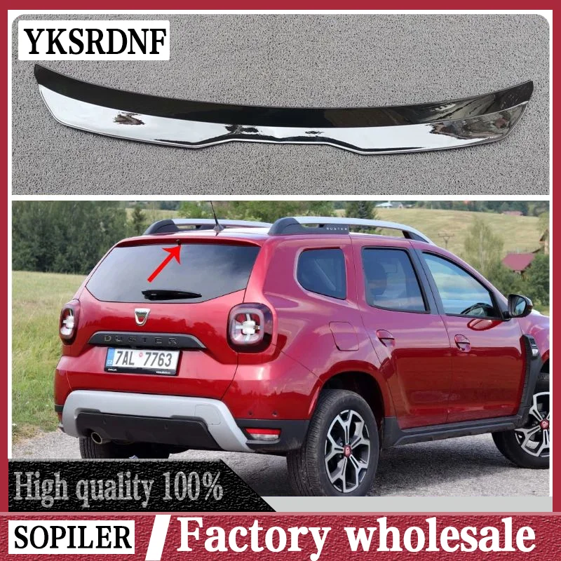 Alerón trasero de techo negro brillante para Dacia Duster 2019