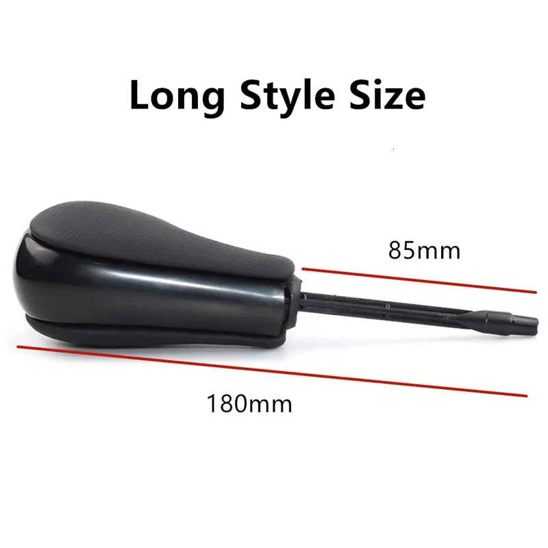 Perilla de palanca de cambio de marchas automática para vehículos BMW, accesorio de color negro/plateado/carbono para modelos serie E46, E60, E39, E83, E53, E61, 3, 5, 7 y X - imagen 2