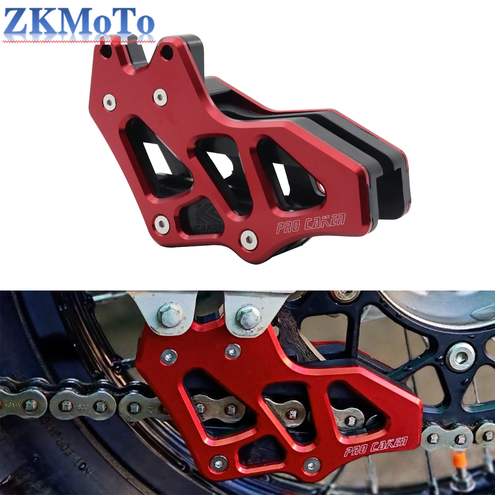 Guía cadena aluminio CNC Honda CRF 250F 250L Rally 2003-2021