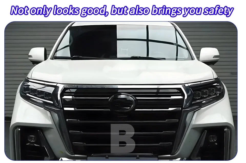 Faro LED frontal para Toyota Prado 2018‑2023 con diseño Bugatti