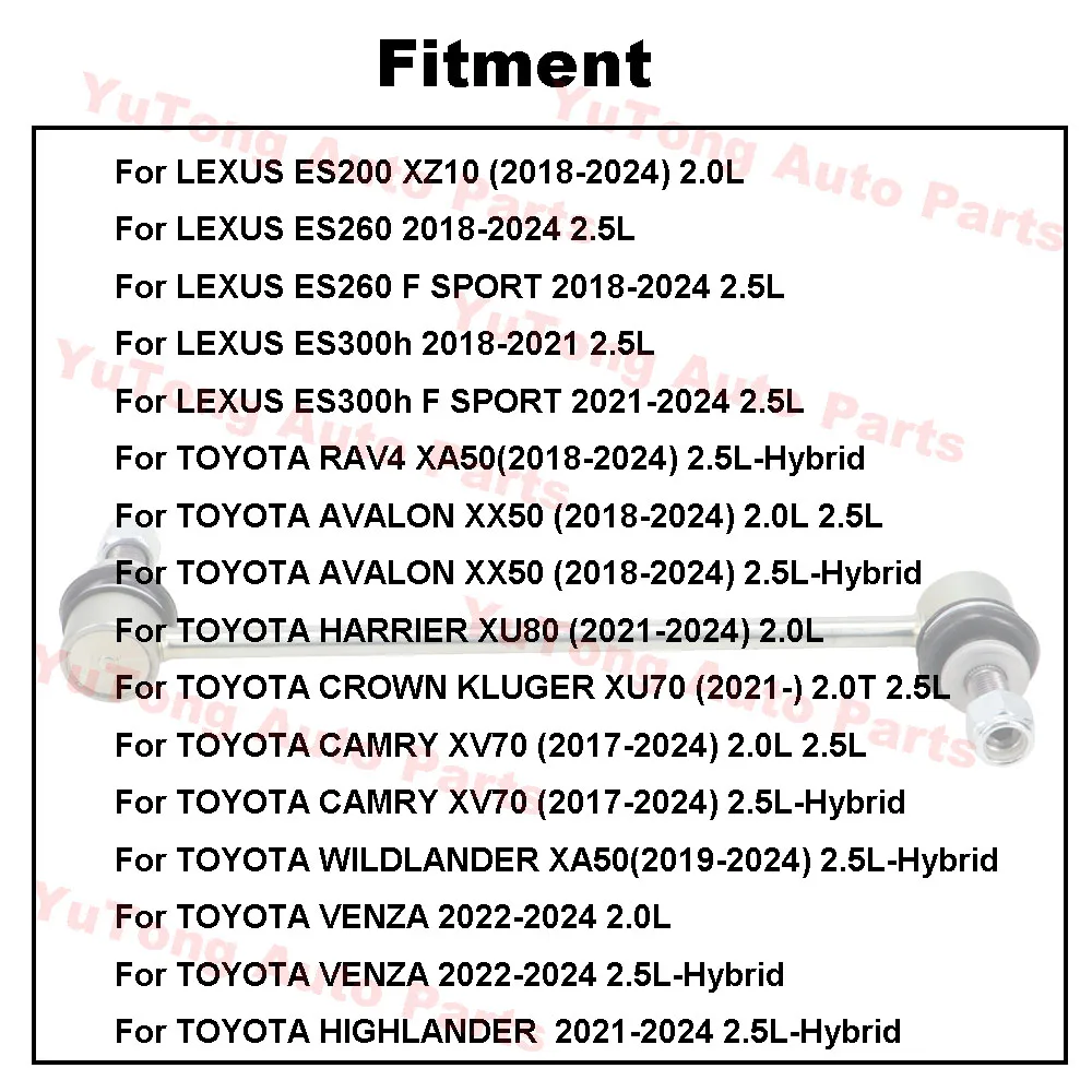 Bieleta estabilizadora delantera Toyota RAV4, Camry y Venza - imagen 4