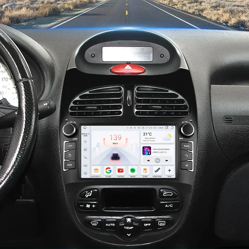 Radio Android con CarPlay y GPS para Peugeot 206 - imagen 3