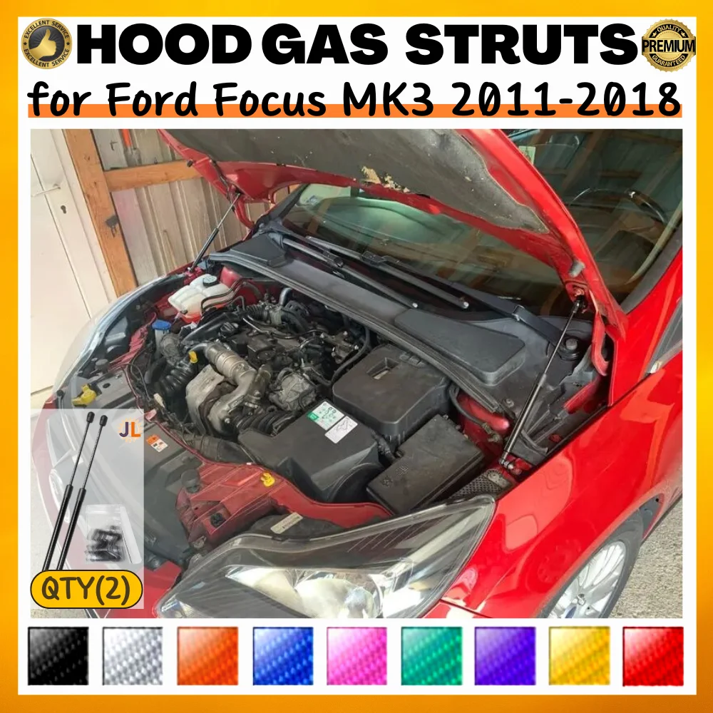 Amortiguadores de gas para capó Ford Focus Mk3 2014-2016