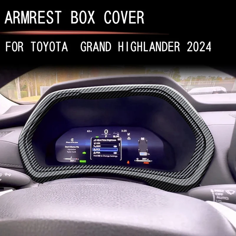 Marco embellecedor cuadro instrumentos Toyota Grand Highlander 2024 - imagen 4