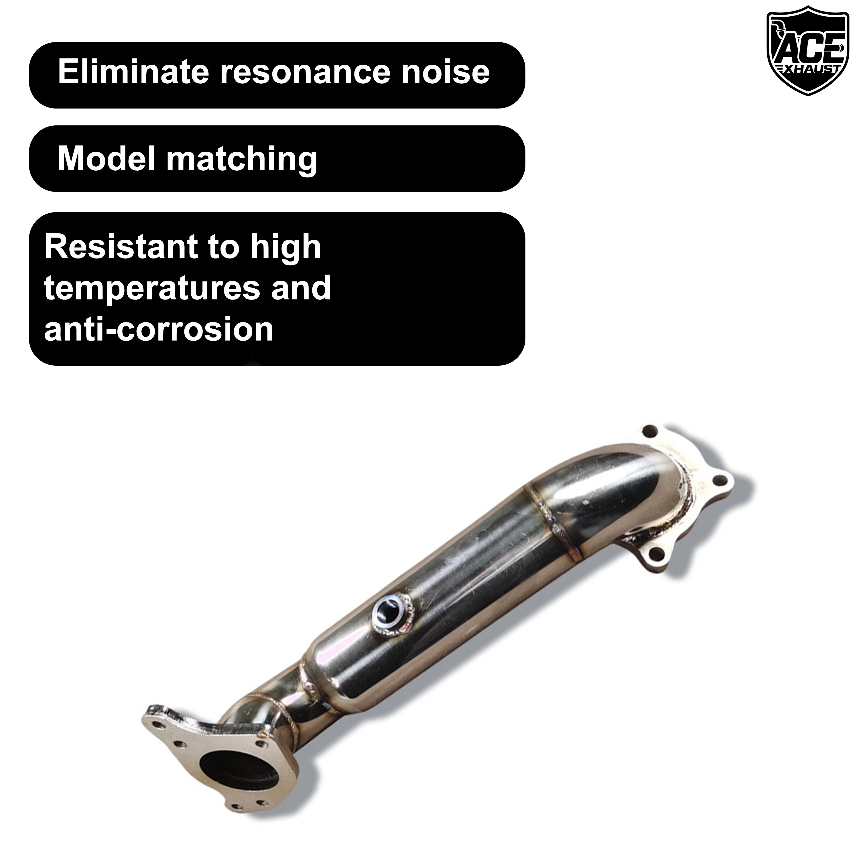 ACE Escape de flujo libre para Honda Civic Type R FL5 con catalizador - imagen 3