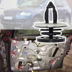 8E0868243 Clip embellecedor panel puerta interior VW Touareg 7L