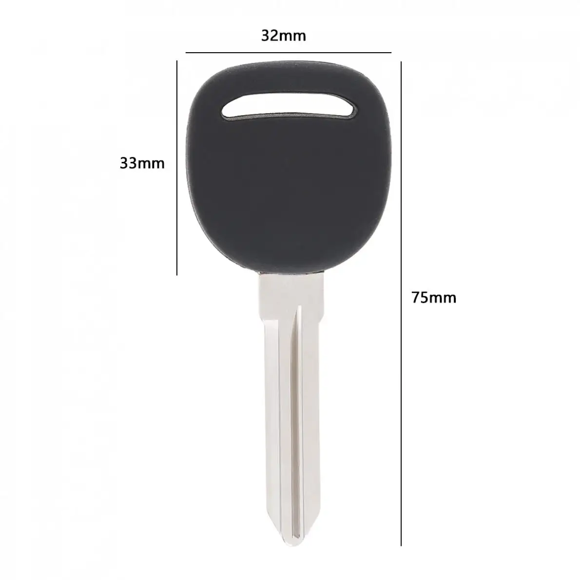 Llave de repuesto Chevrolet con transpondedor ID46 y hoja virgen - imagen 2