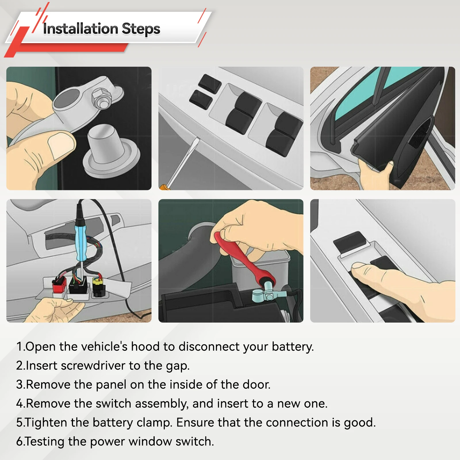 5E0959857 Panel mando maestro elevalunas Skoda Octavia III Combi - imagen 5