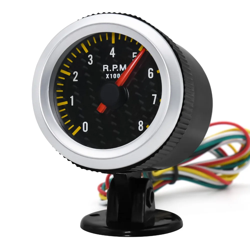 Tacómetro de RPM para gasolina con luz de fondo roja - imagen 3