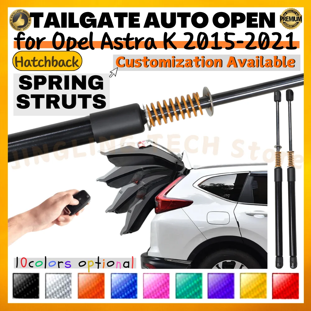 Puntales de maletero con resorte Opel Astra K 5p 2015-2021 trasero