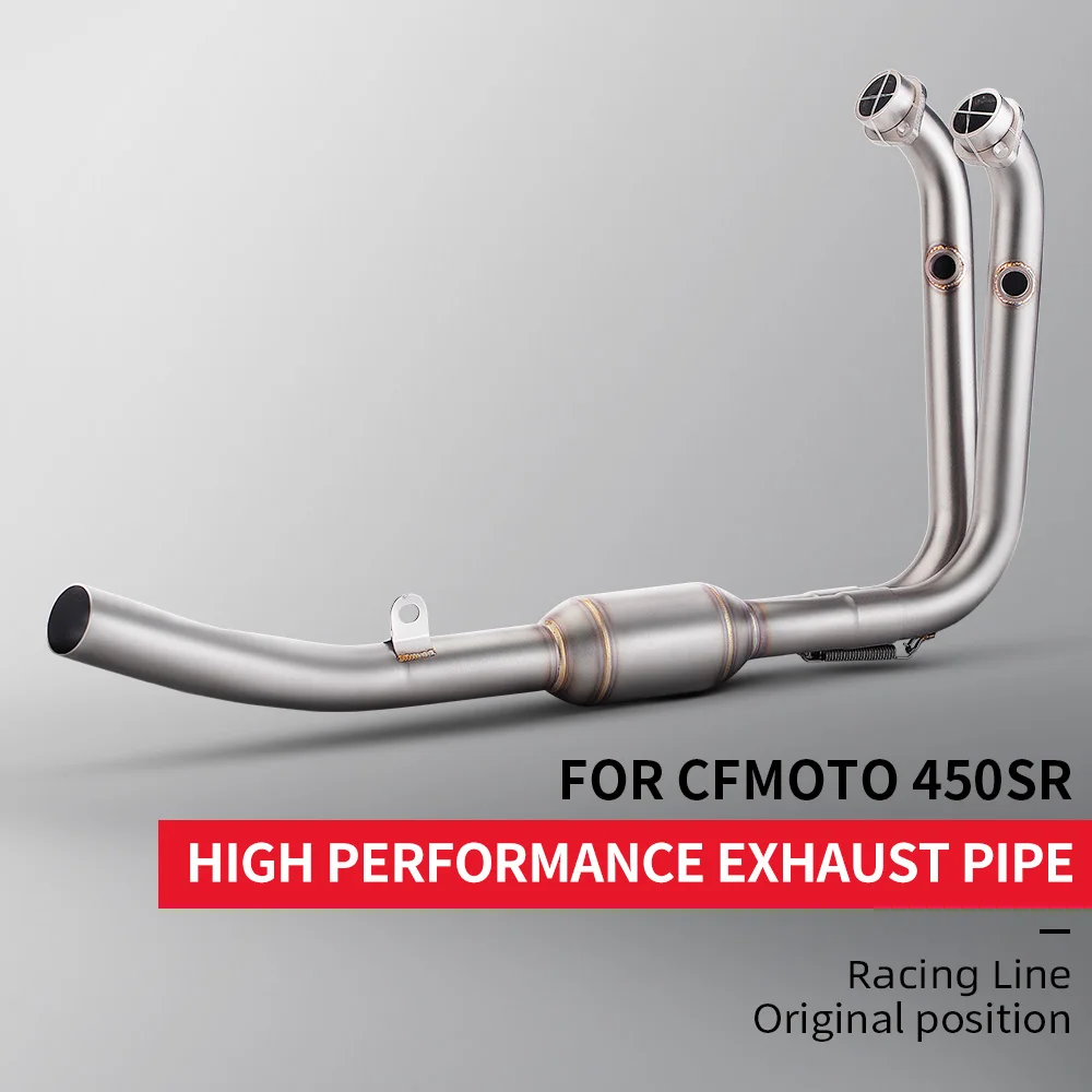 Tubo de Enlace Medio Escape 51mm para CFMOTO 450SR 450NK 450SS - imagen 2