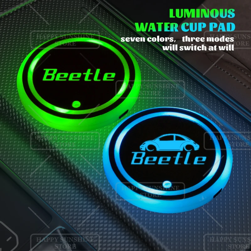 Posavasos LED RGB para Volkswagen Beetle MK3-MK5