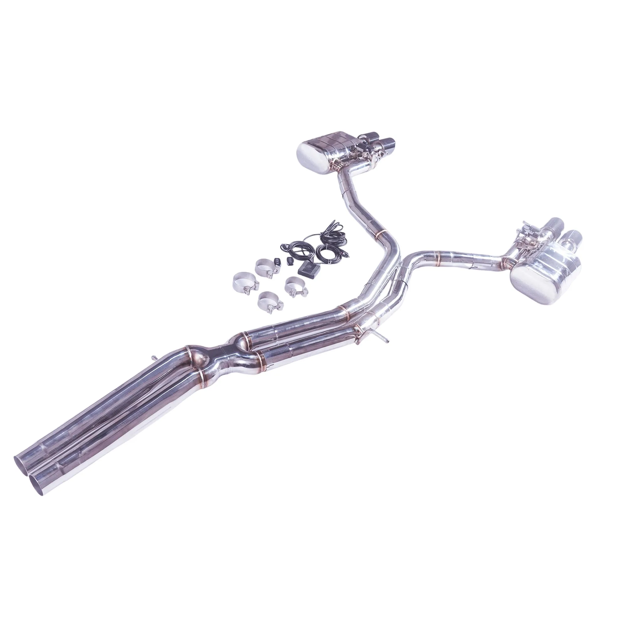 GFC Catback con válvula eléctrica para Audi S4 3.0T - imagen 3