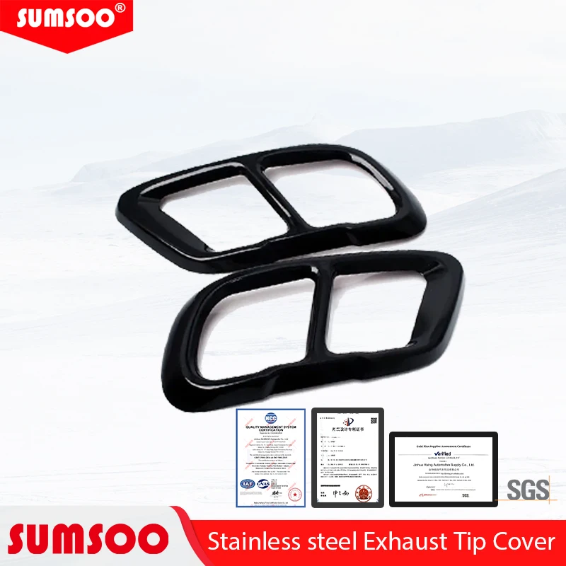 Cubiertas de escape acero inoxidable BMW X5 X6 X7 2019-2023