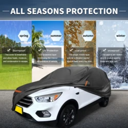 UXCELL Funda de coche impermeable Ford Kuga 2008-2023, cremallera
