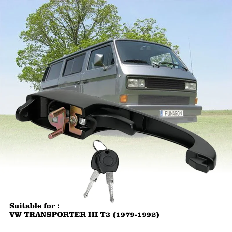 251837205 VW Manija puerta exterior Transporter T3 izq/dcha con 2 llaves