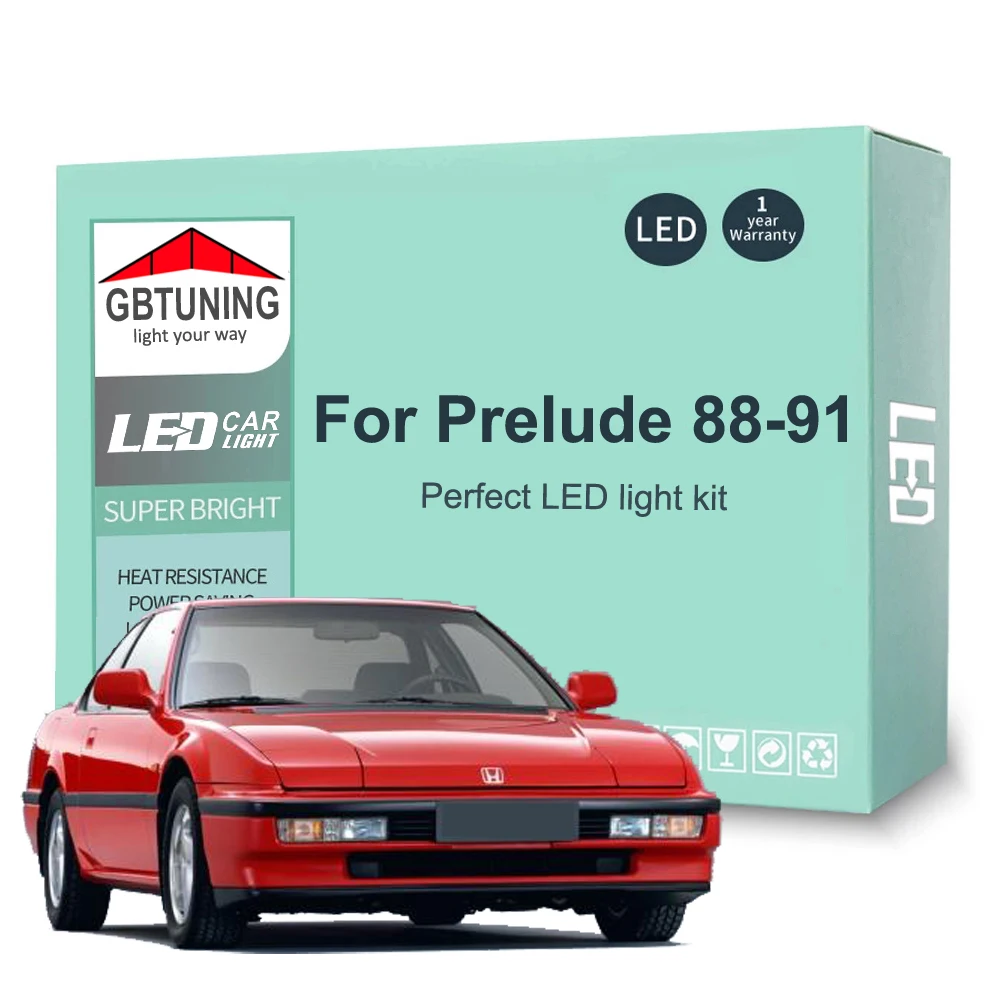 Bombillas LED interior CANbus Honda Prelude 1988-1991