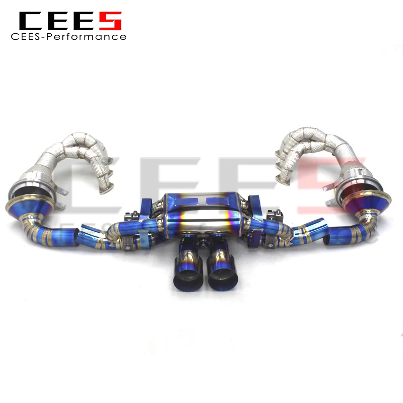 Colector de escape CEES Valvetronic para Porsche 911 992 GT3 RS 4.0 2022+ - imagen 4