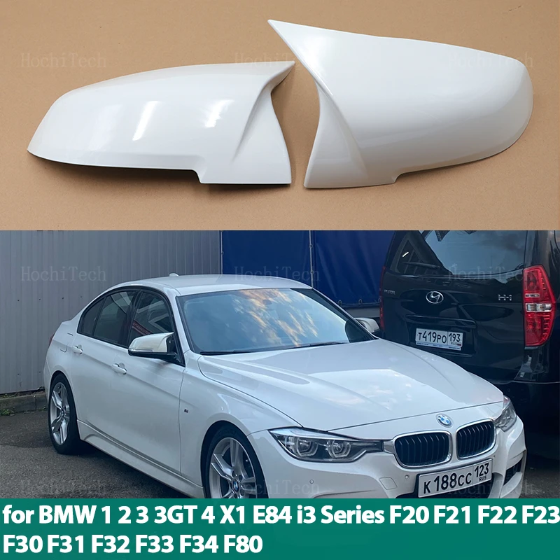 Tapa de espejo retrovisor blanca BMW Serie 1, 2, 3, 4 y X1